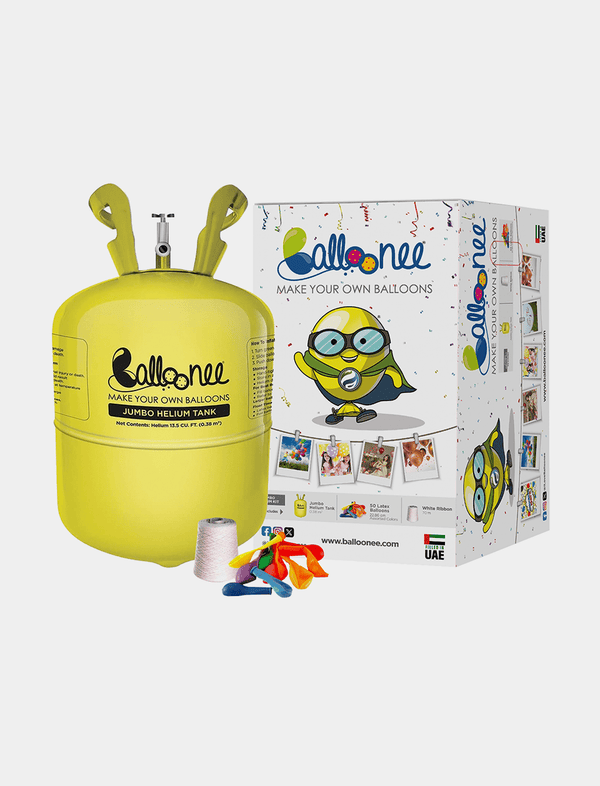 Balloonee Jumbo Disposable Helium Party Kit