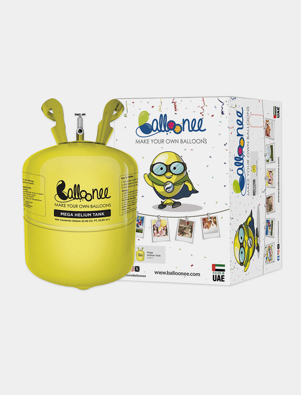 Balloonee Mega Disposable Helium Tank Party Kit