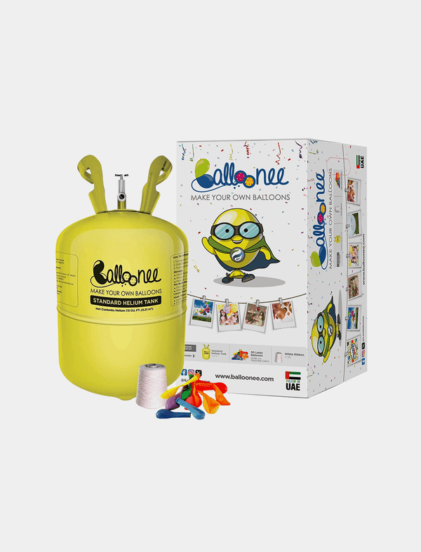 Balloonee Standard Disposable Helium Party Kit